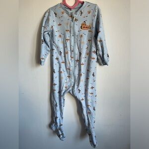 Pekkle Cotton Unisex Boy Onepiece Pyjama - Submarine - 18 months